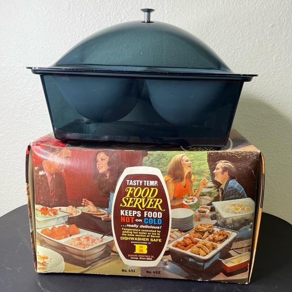 Vintage Domed Tasty Temp Food Server - Picture 3 of 7